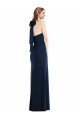 Dark Navy High Neck Sleeveless Open Back Trumpet Semi Formal Evening Dress / Prom Dress / Bridesmaid Dress Townsville