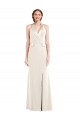 Ivory Halter Neck Sleeveless Low Back Trumpet Semi Formal Evening Dress / Prom Dress / Bridesmaid Dress Townsville