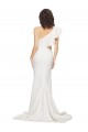 Ivory One Shoulder Sleeveless Sheath Semi Formal Evening Dress / Prom Dress / Bridesmaid Dress Townsville