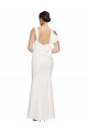 Ivory Square Neck Sleeveless Low Back Sheath Formal Evening Gown / Prom Dress / Bridesmaid Dress Townsville