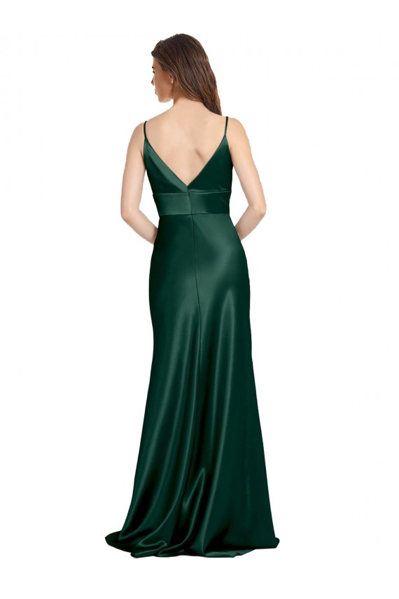 Hunter High Neck Sleeveless V-Back Sheath Formal Evening Gown / Prom Dress / Bridesmaid Dress Townsville