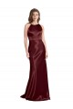 Burgundy Gold V-Neck Sleeveless A-Line Formal Evening Gown / Prom Dress / Bridesmaid Dress Townsville