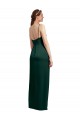 Hunter Square Neck Sleeveless Low Back Column Formal Evening Gown / Prom Dress / Bridesmaid Dress Townsville