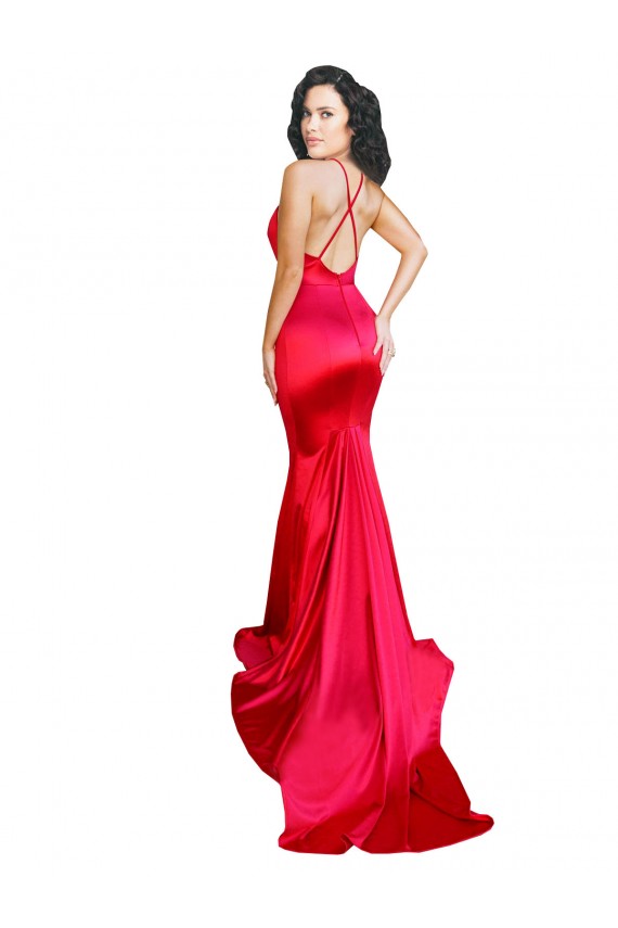 Red Sweetheart Sleeveless Low Back Mermaid Formal Evening Gown / Prom Dress / Bridesmaid Dress Townsville