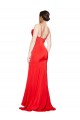 Red Strapless Sleeveless Low Back Sheath Formal Evening Gown / Prom Dress / Bridesmaid Dress Townsville