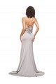 High Neck Sleeveless Low Back A-Line Formal Evening Gown / Prom Dress / Bridesmaid Dress Townsville