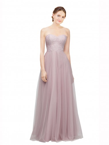 Light Lilac Sweetheart Sleeveless A-Line Bridesmaid Dress / Evening Dress Townsville