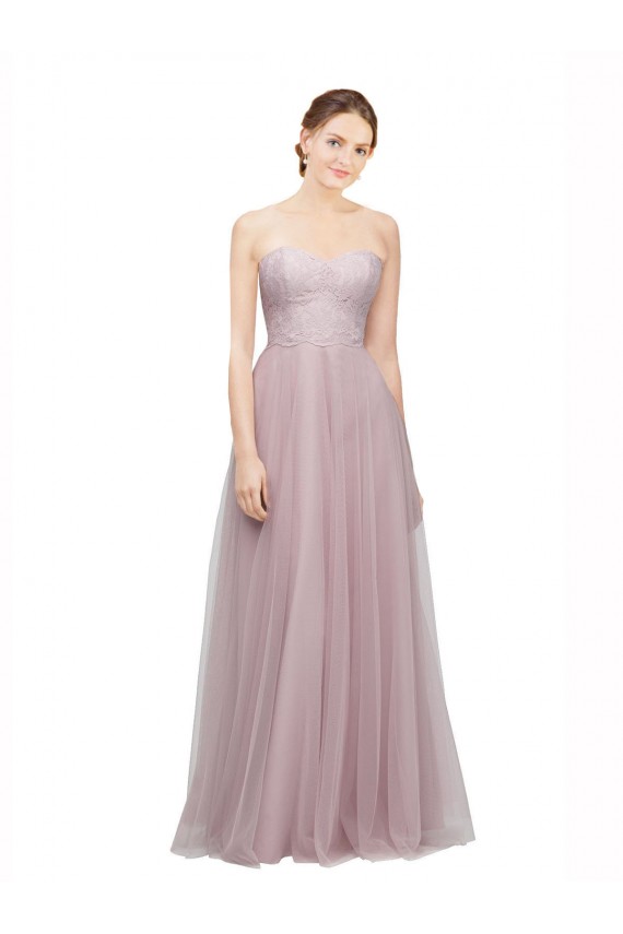 Light Lilac Sweetheart Sleeveless A-Line Bridesmaid Dress / Evening Dress Townsville