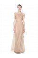 Blush High Neck Sleeveless Sheath Bridesmaid Dress Townsville