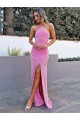 Halter Neck Sleeveless Sheath Prom Dress Townsville