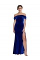 Royal Blue Off the Shoulder Sleeveless Mermaid Formal Evening Gown / Prom Dress / Bridesmaid Dress Townsville