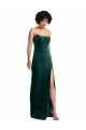 Dark Green Strapless Sleeveless Low Back Sheath Black Tie Evening Gown / Prom Dress / Bridesmaid Dress Townsville